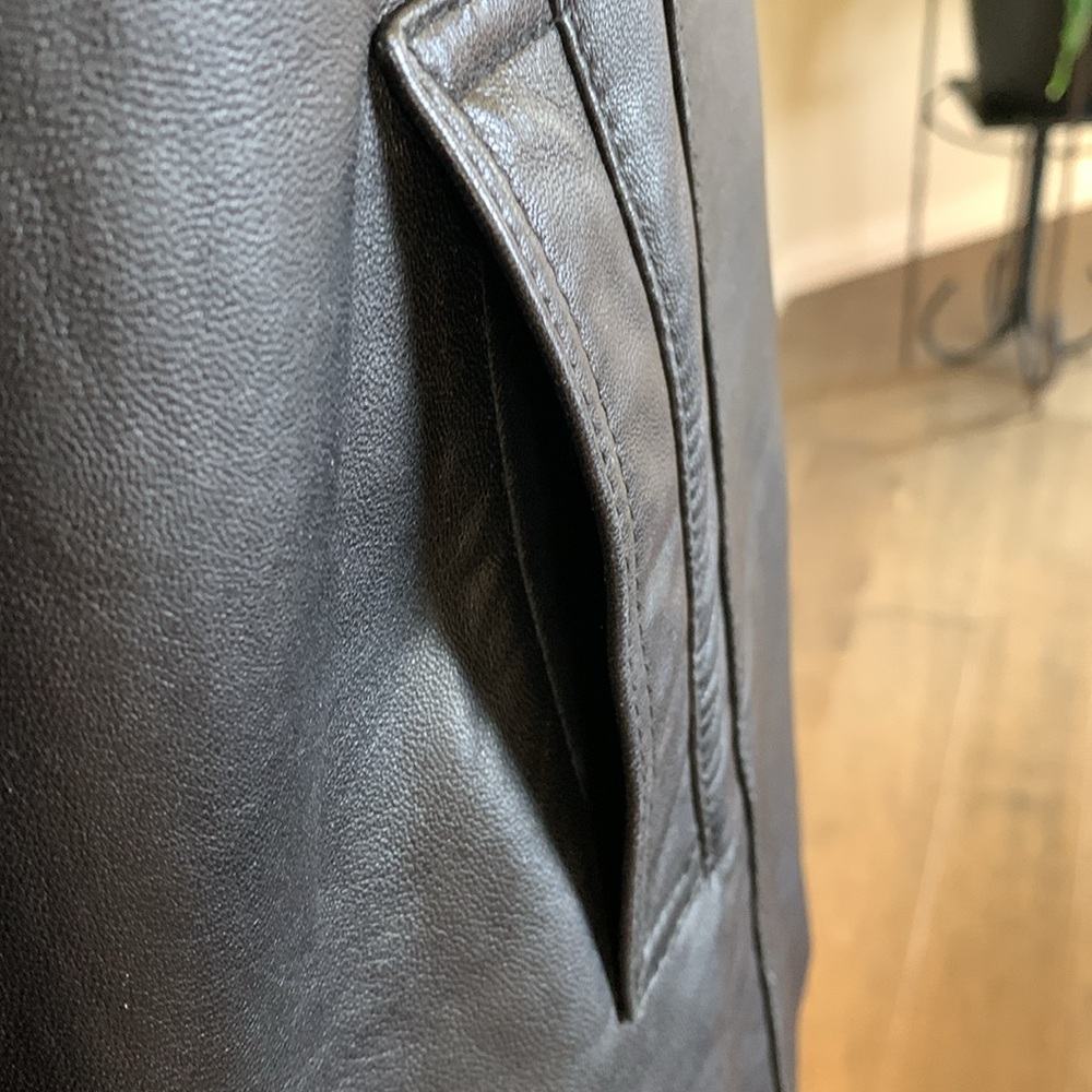 ✨Denver Hayes Lamb Skin Leather Car Coat✨ - Picture 7 of 17
